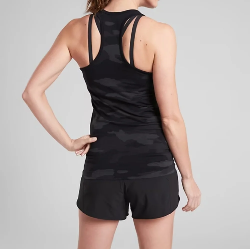 Athleta momemtum Camo Racerback Tank Top small NWOT - Picture 3 of 8
